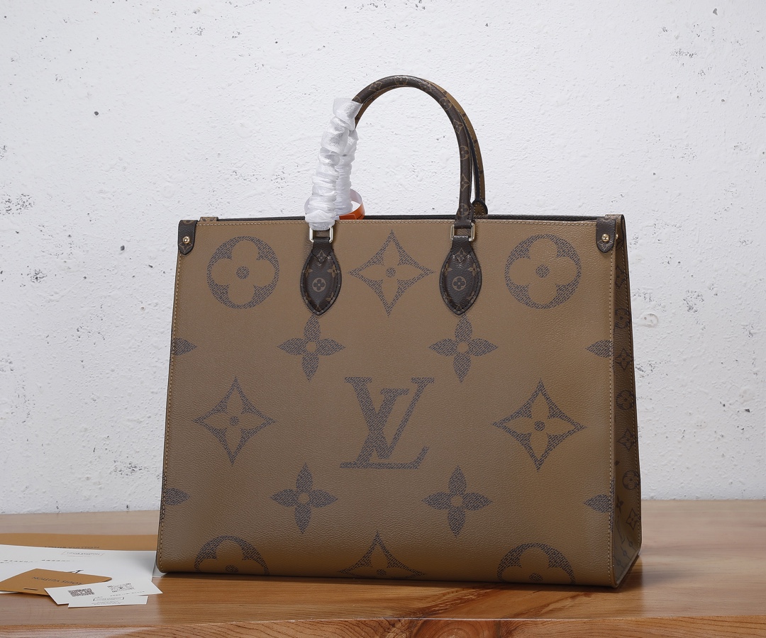Louis Vuitton Onthego Gm Monogram Giant Canvas, Brown Monogram M45320 41cm