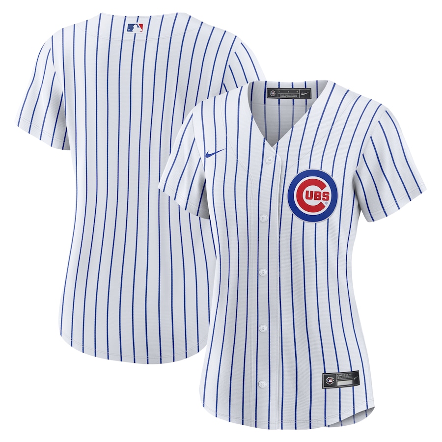 Chicago Cubs Women's Home Team Jersey White