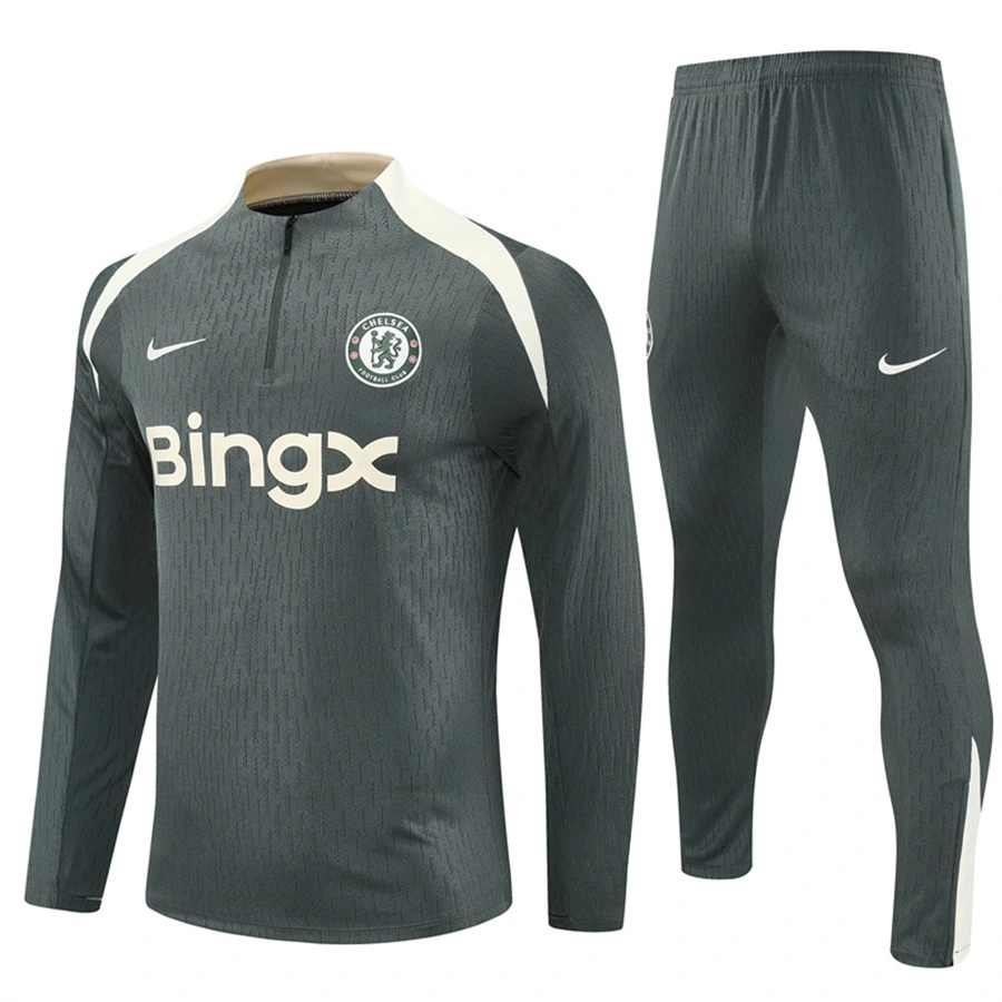 2025-26 Chelsea Army Green [Player] Long Sleeve Training Suit