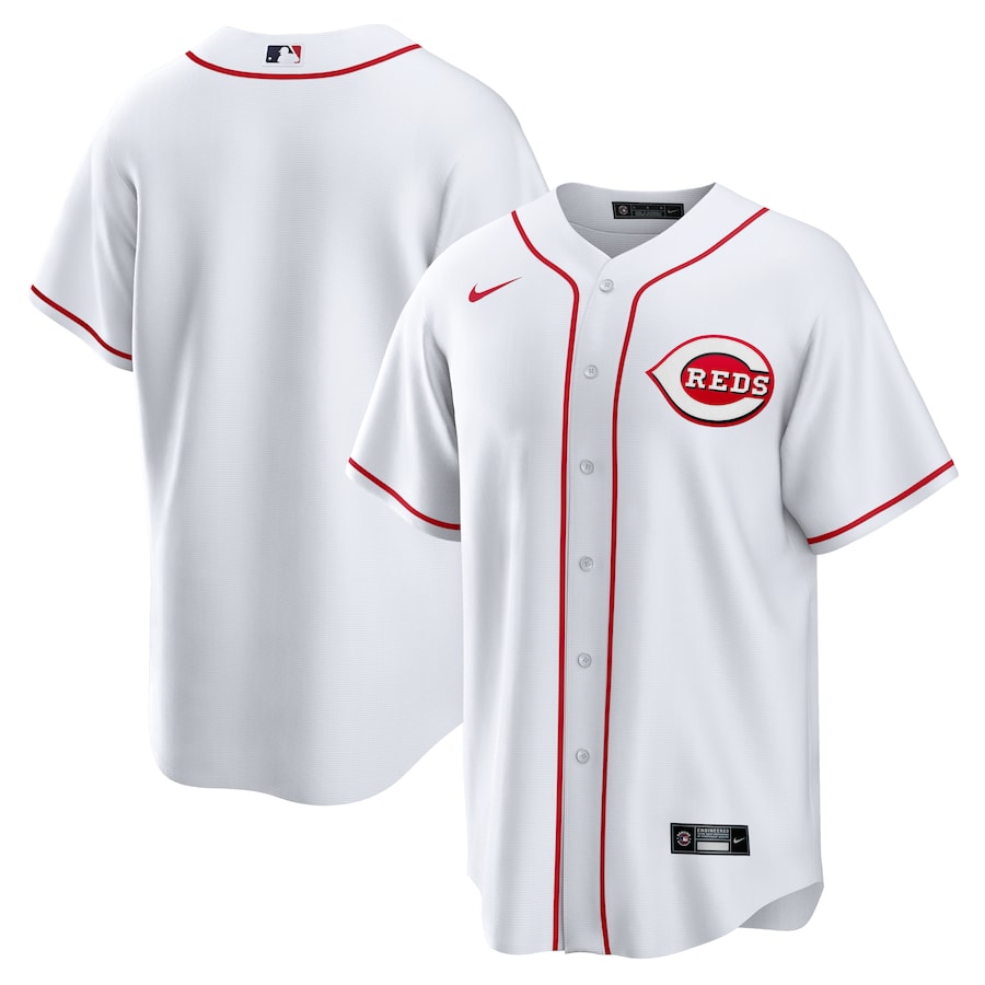 Cincinnati Reds Home Team Jersey White