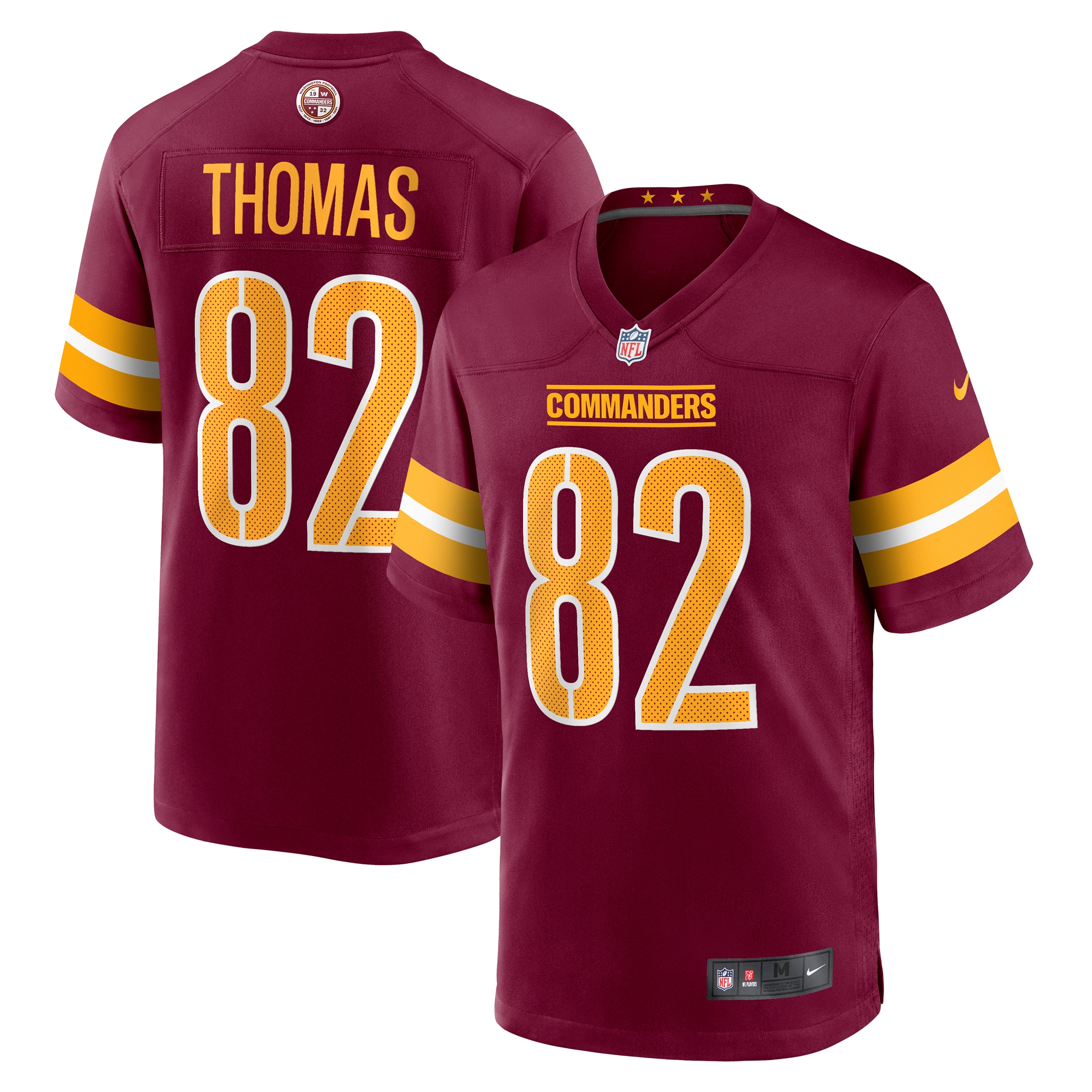 Logan Thomas Washington Commanders Nike  Game Jersey -  Burgundy
