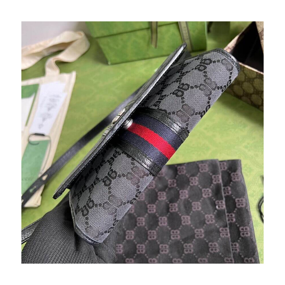 Balenciaga x Gucci Hacker Mini Crossbody Bag Black