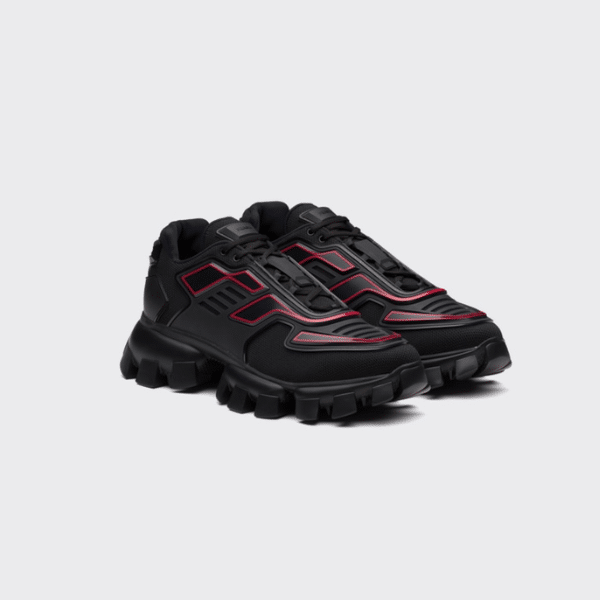Prada Cloudbust Thunder Sneakers With Black And Red 2Eg2933Lgnf0002