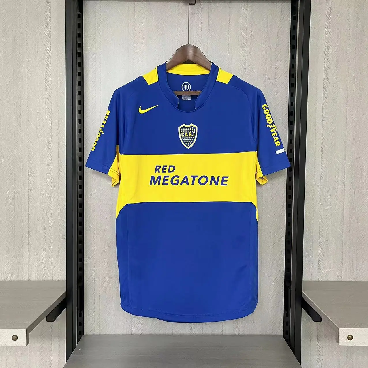 Retro 2005-06 Boca Juniors home Football jersey Retro