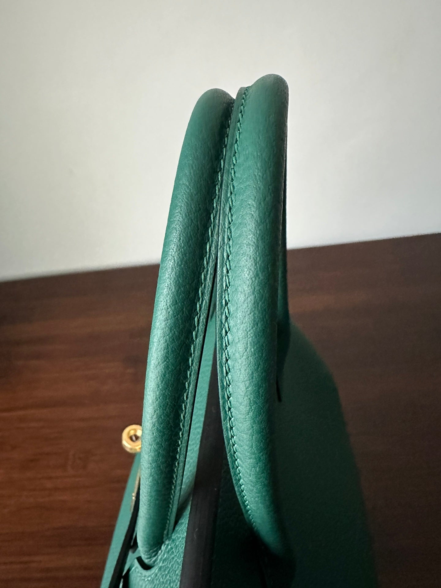 Hermes Birkin 30Cm Malachite Togo Leather Gold Hardware