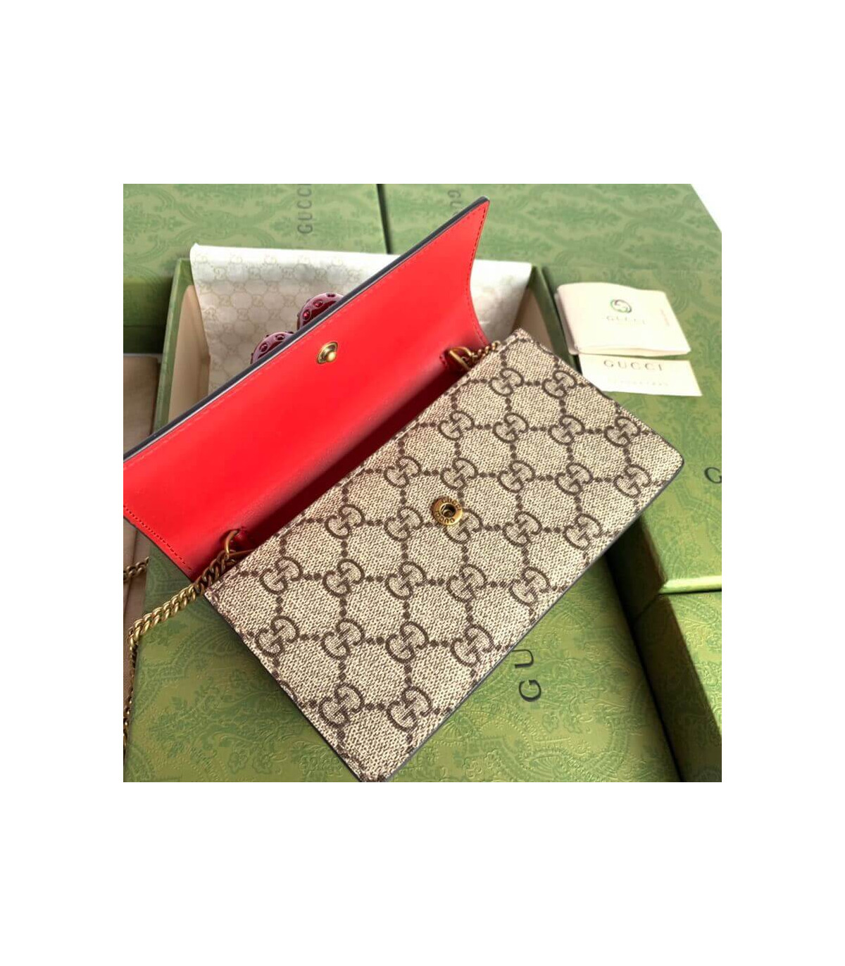 Gucci GG Supreme Mini Bag With Cherries