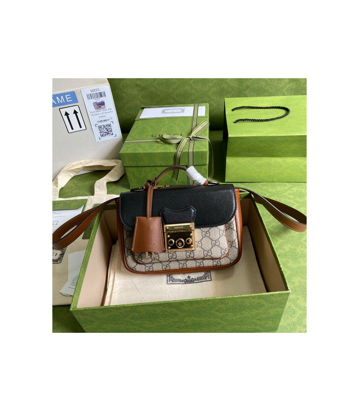 Gucci Padlock Mini Bag Black