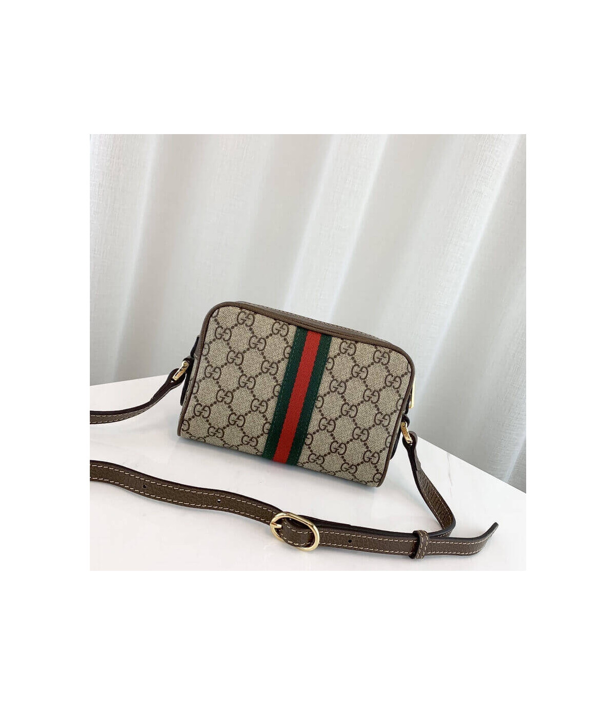 Gucci Ophidia GG Supreme Mini Bag Beige