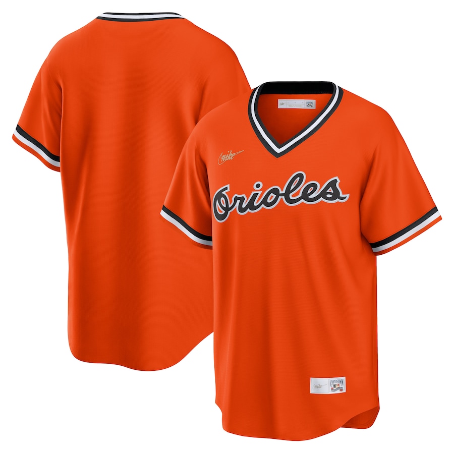 Baltimore Orioles Alternate Cooperstown Collection Team Jersey Orange