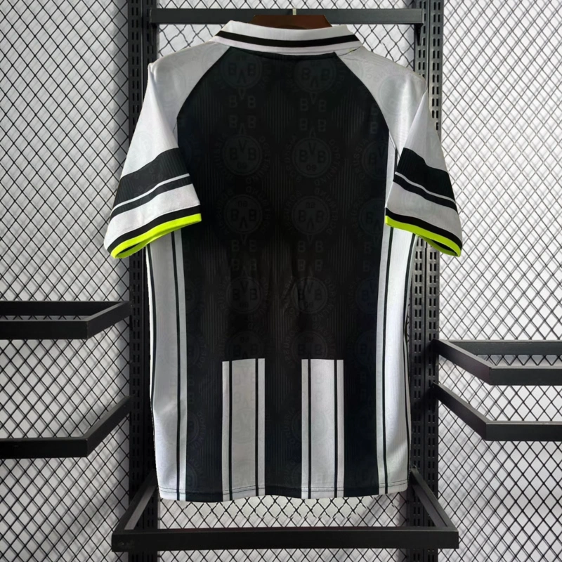 Retro 1995 Dortmund Away Football jersey retro