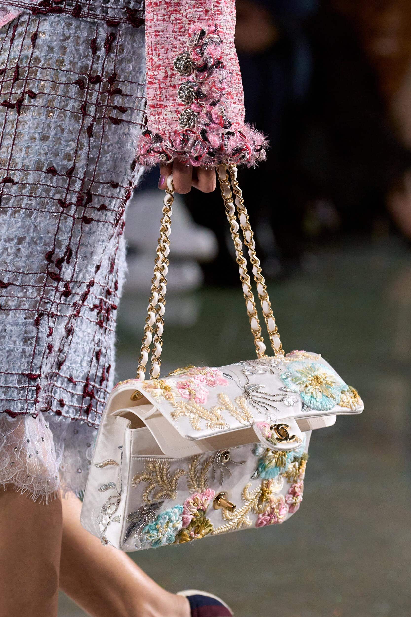 Chanel 26K Embroidered Classic Flap Bag