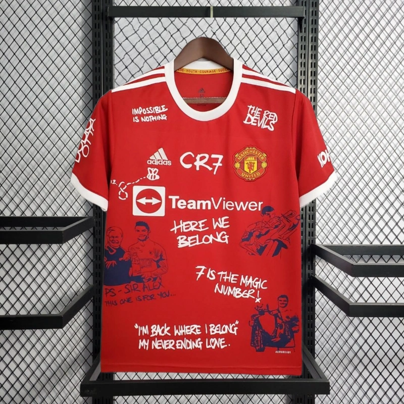 2021-22 Manchester United graffiti Football jersey
