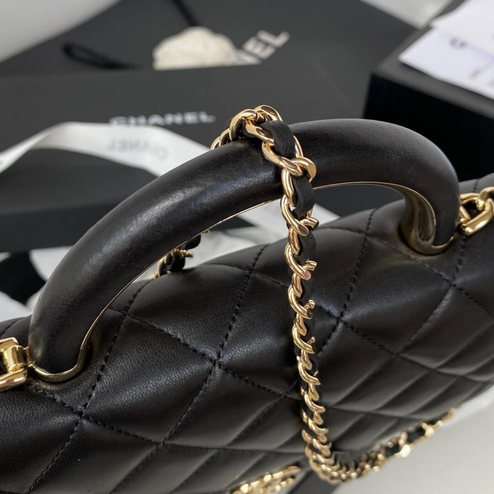 Chanel Wallet On Chain Top Handle Lambskin WOC