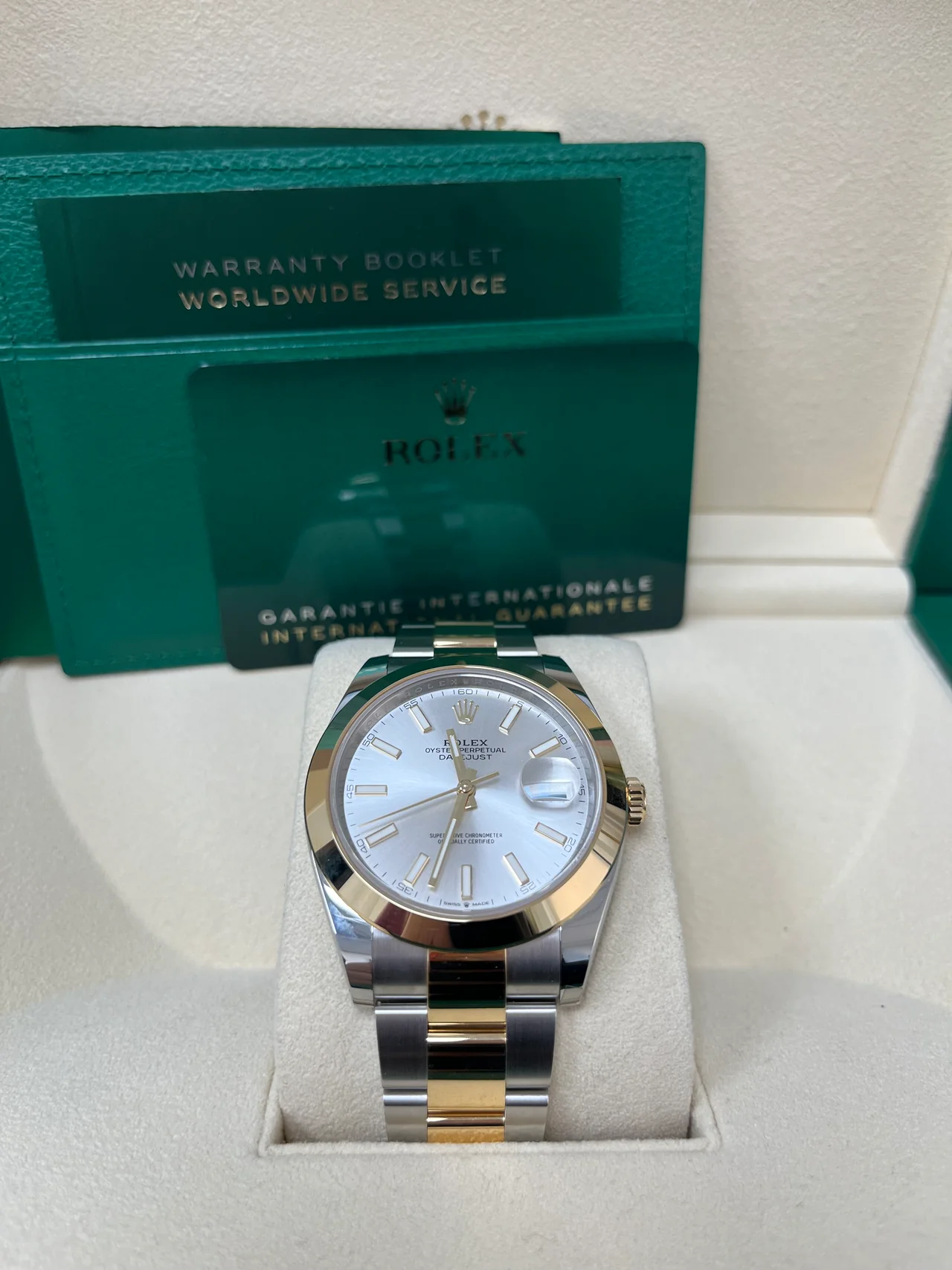 [Superclone] Rolex Datejust 41mm Silver Dial Smooth Oyster 126303