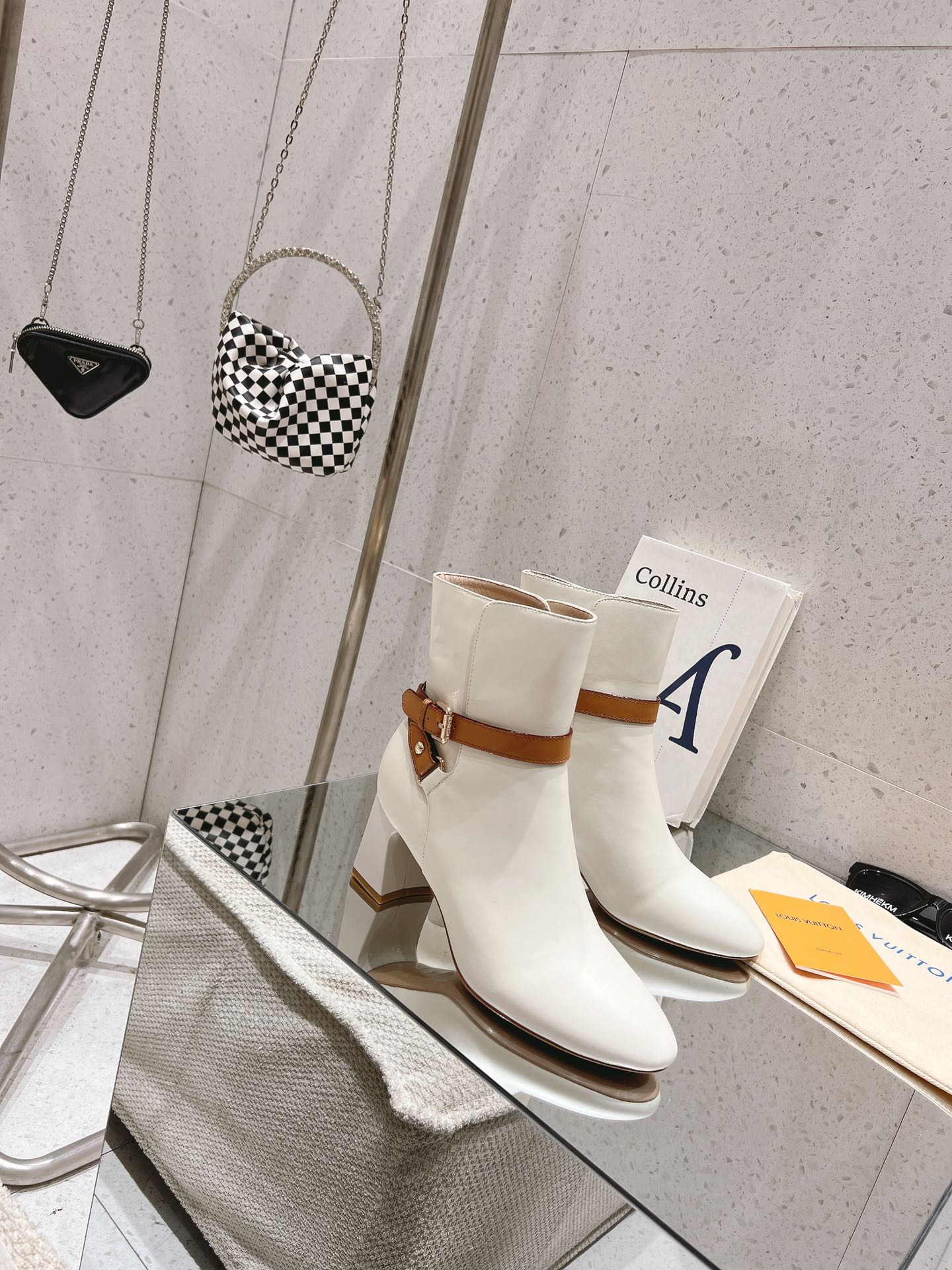 Louis Vuitton Parisienne Ankle Boot White