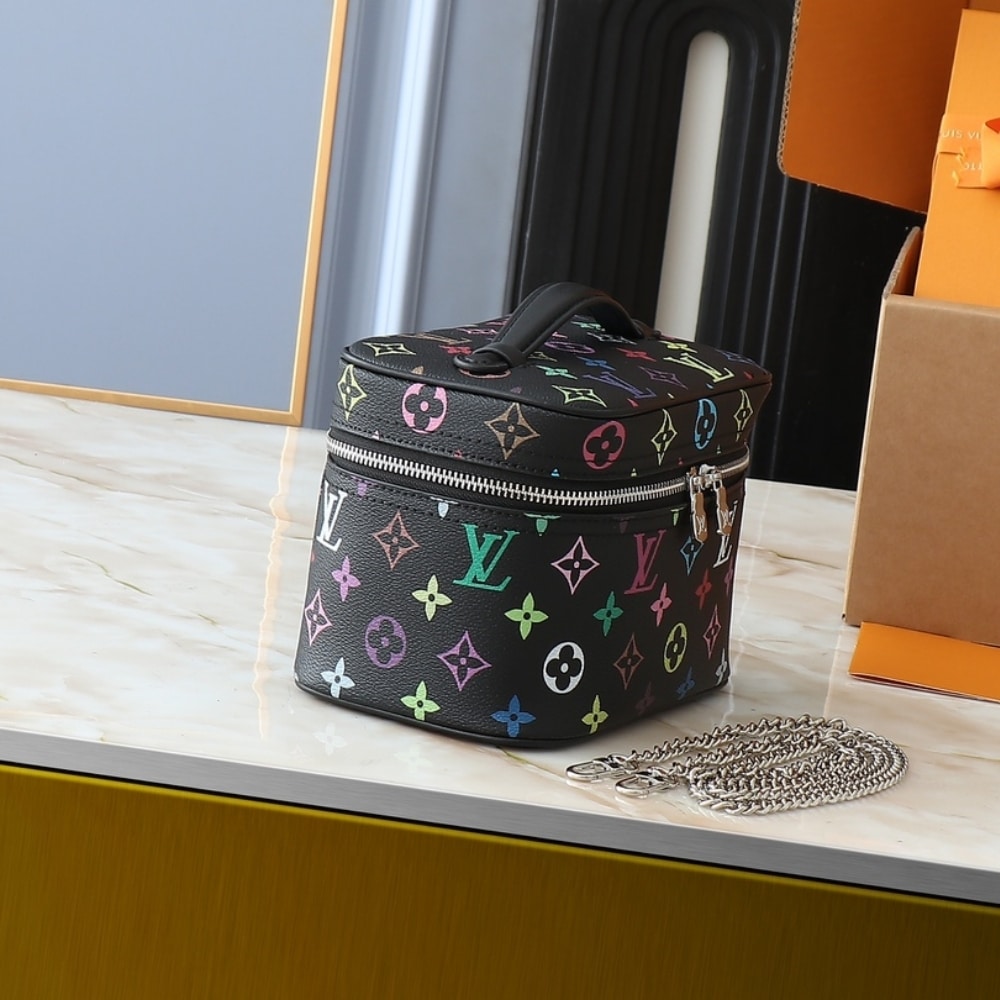 Louis Vuitton X Takashi Murakami Nice Mini Black 20Cm M13747