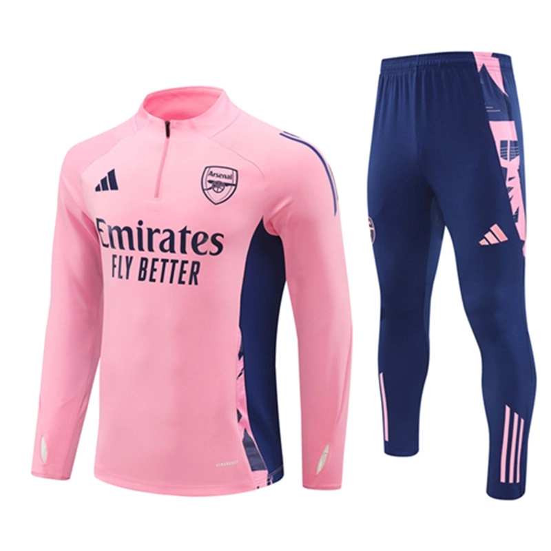 2024-25 Arsenal Pink Long Sleeve Training Suit