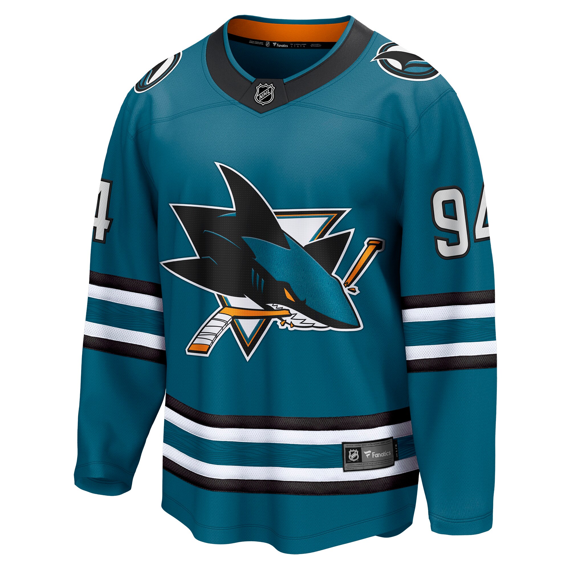 Alexander Barabanov San Jose Sharks Fanatics Home Breakaway Player Jersey – Teal