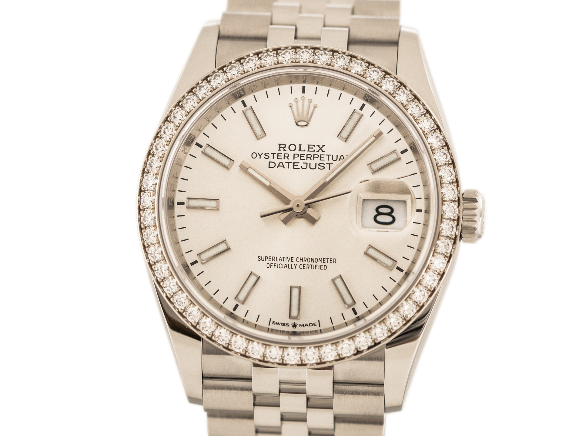 [Superclone] Rolex Datejust 36mm Silver Dial Jubilee 126284RBR