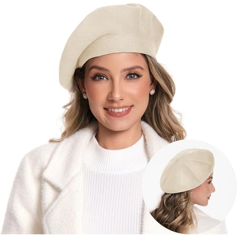 Cashmere Knitted Women Beret