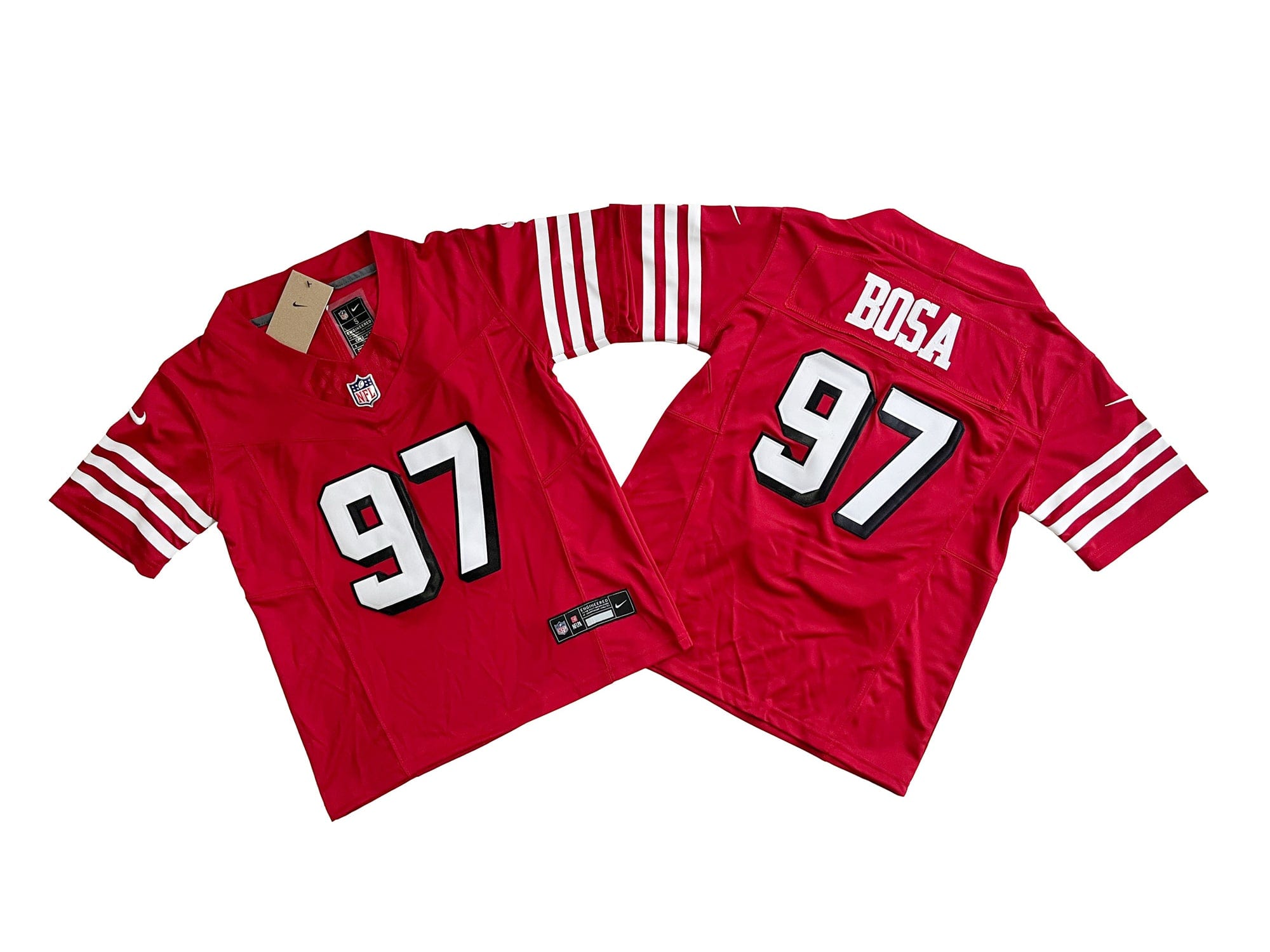San Francisco 49ers 97# Nick Bosa Youth Nike Vapor F.U.S.E. Limited Jersey