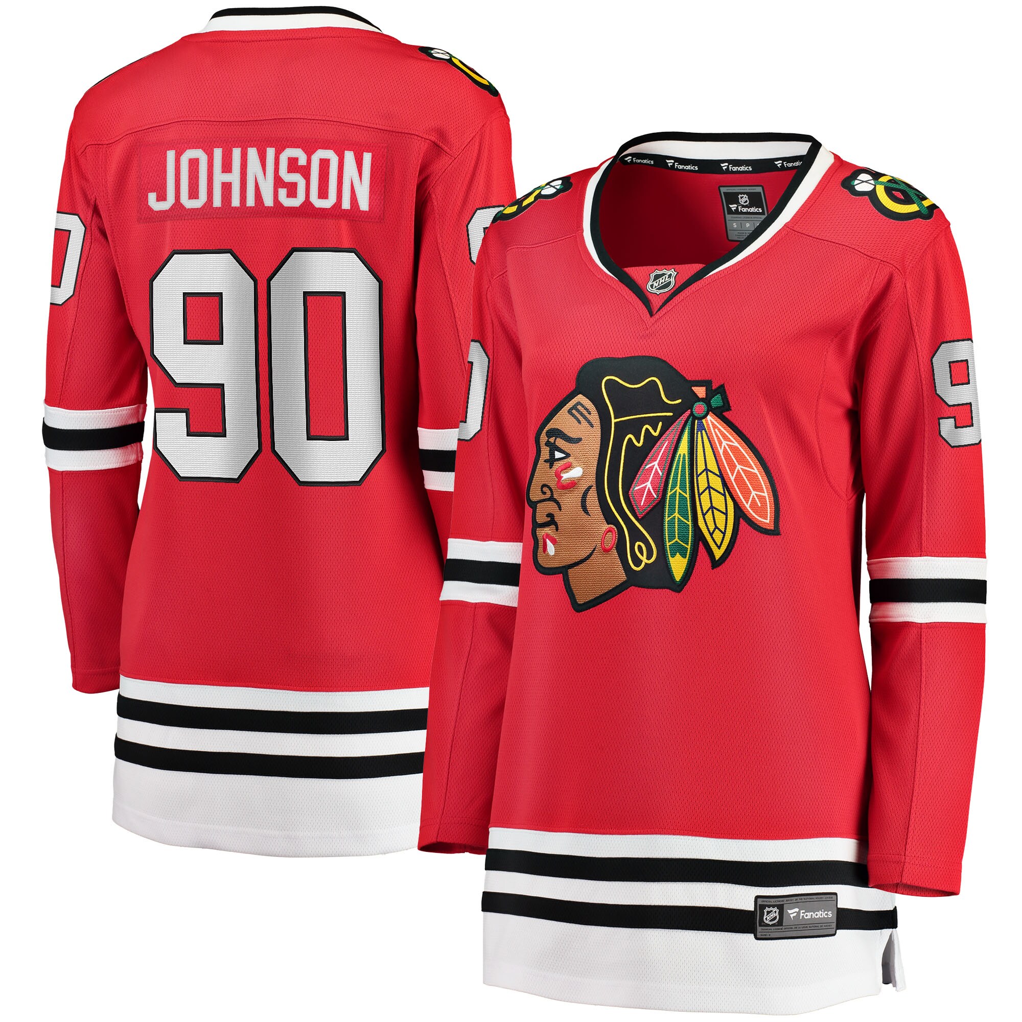 Tyler Johnson Chicago Blackhawks Fanatics Women’s Breakaway Player Jersey – Red