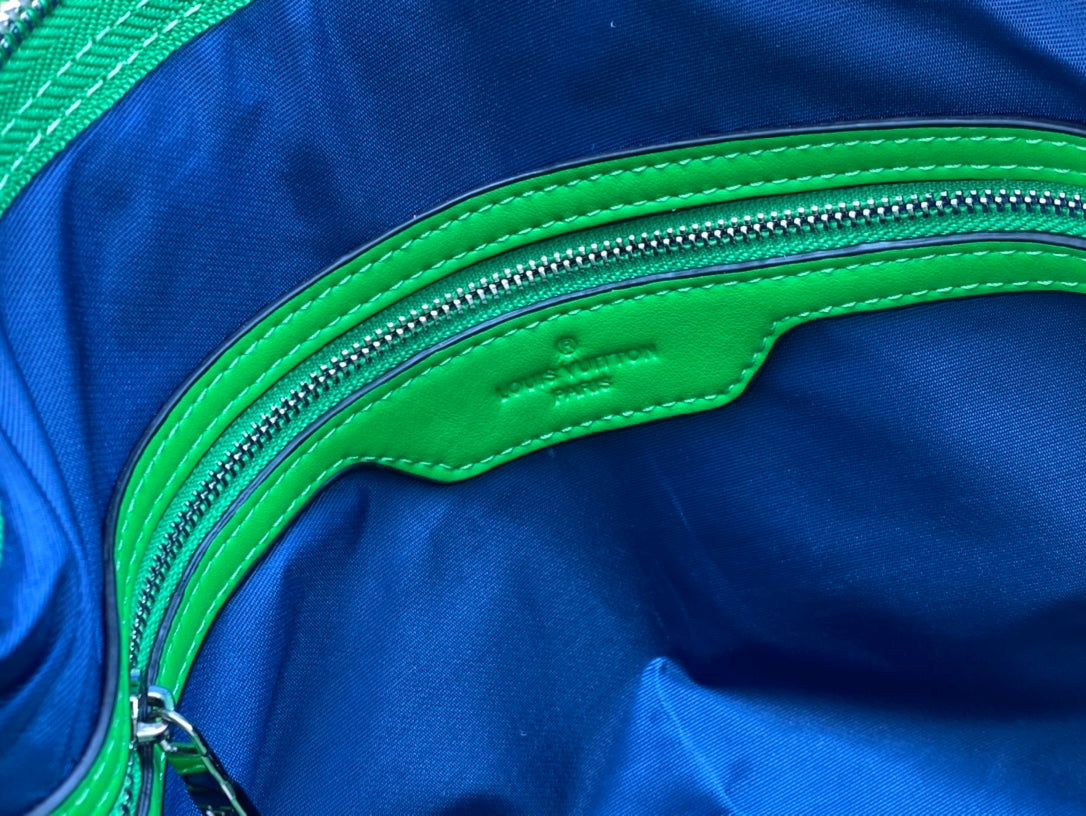 Louis Vuitton Keepall Bandouliere 50Cm Blue And Green