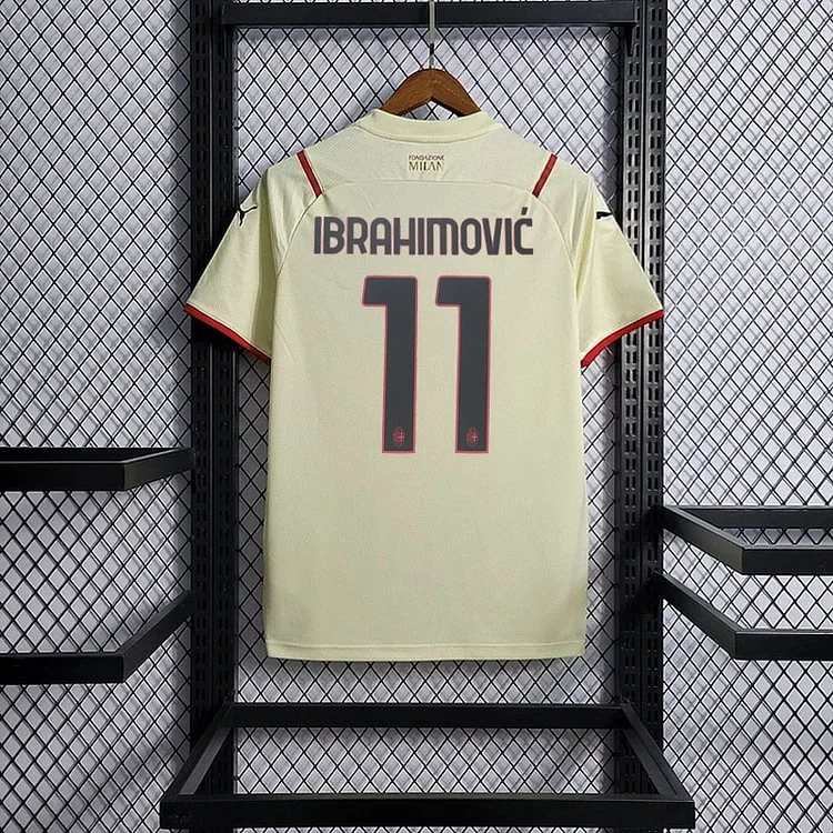 Retro 2021-22 AC Milan away Ibrahimovic GIROUD TOMORI KESSIE THEO TONALI Football jersey retro
