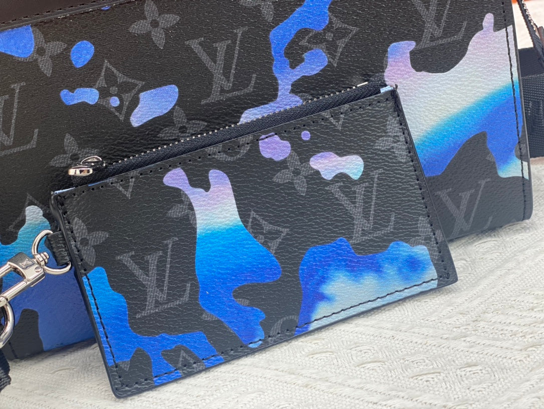 Louis Vuitton Gaston Wearable Wallet Sunrise Monogram Eclipse 22Cm M81753
