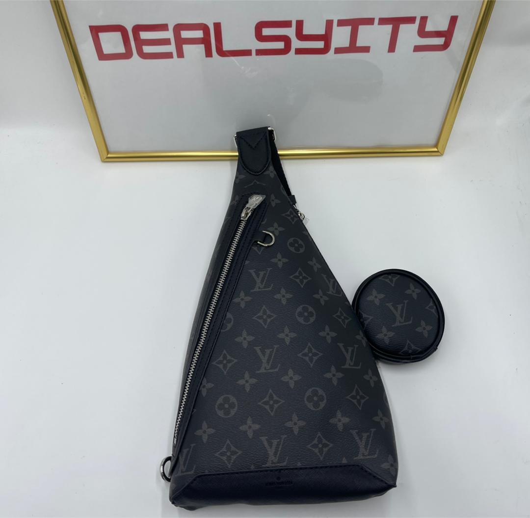 Louis Vuitton Duo Sling Bag Caro Black 42Cm M30936