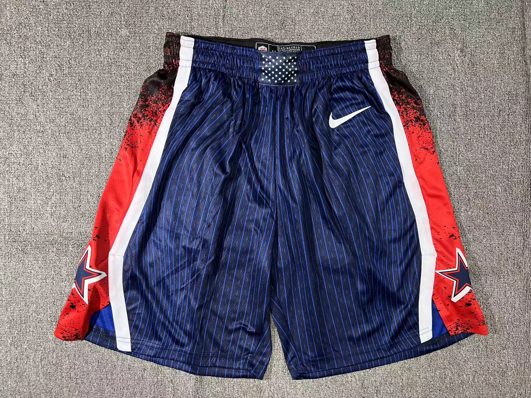 2024 Paris Olympics USA Blue Shorts