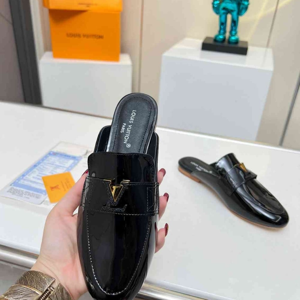 Louis Vuitton Mare Open Back Loafer Noir 1Ach5W