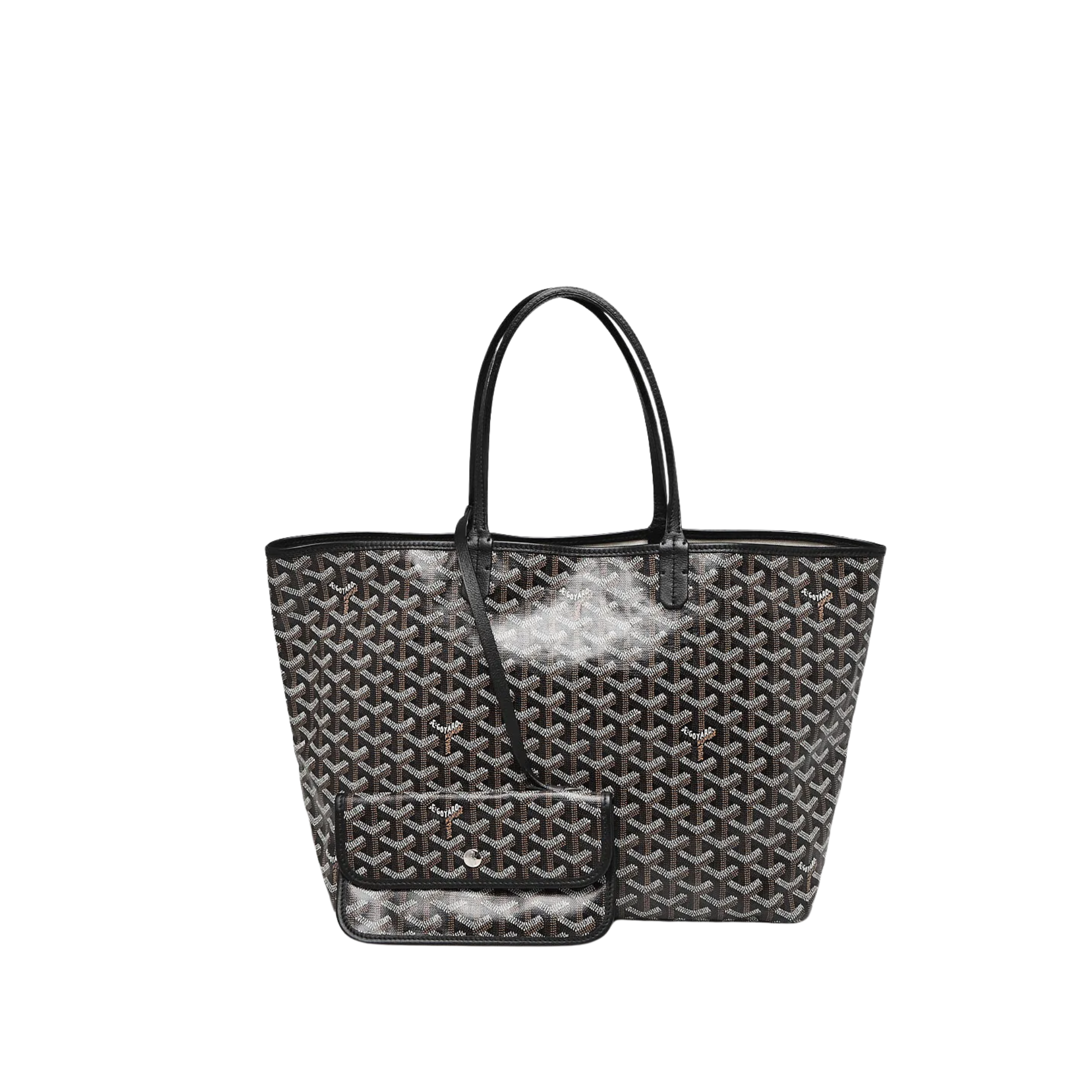 Goyard Saint Louis Gm Black Canvas 40Cm/15.7in