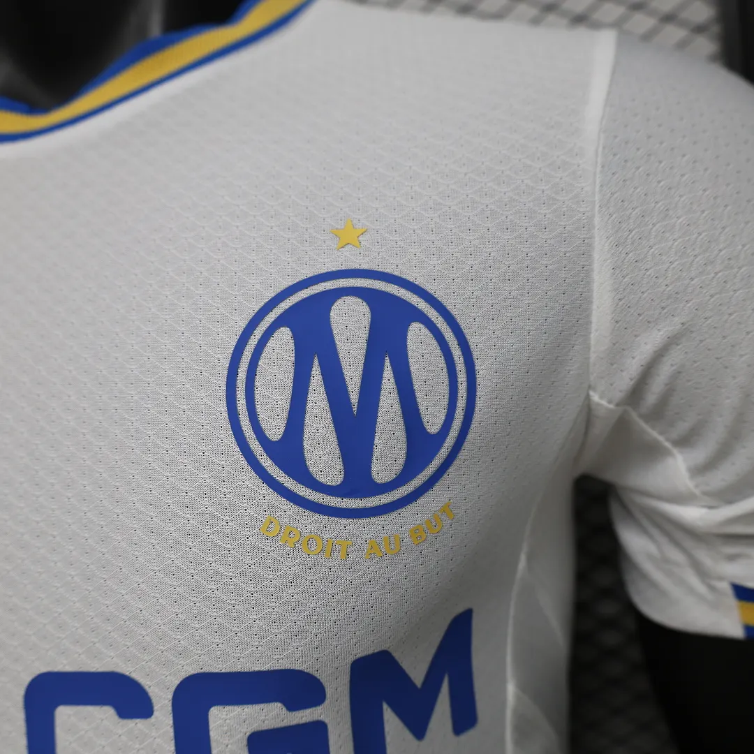 2026/27 Ligue 1 Marseille Team Home Football Jersey Player Version - JerseyFun