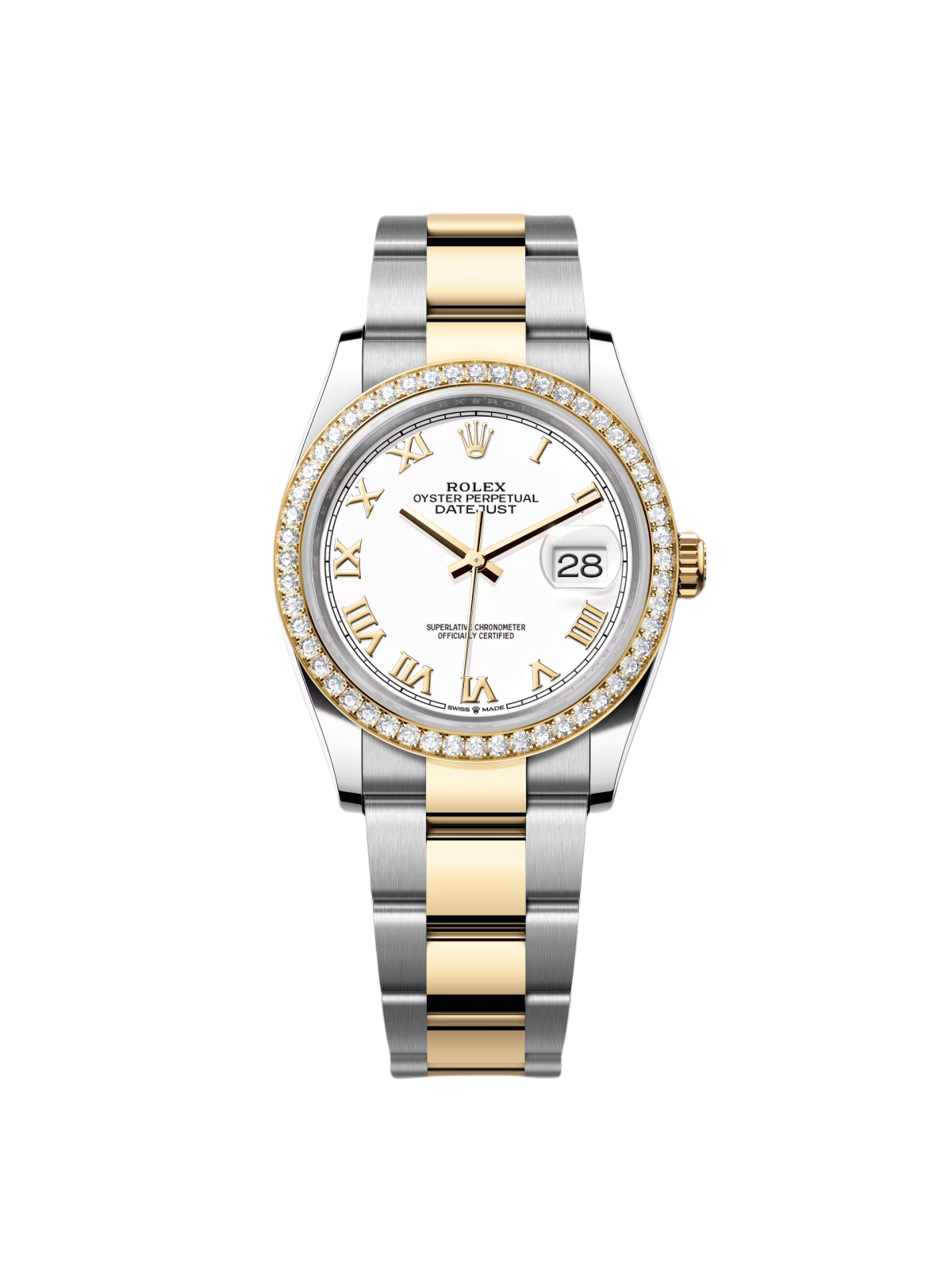 Rolex  Datejust 36mm 126283 White Dial Jubilee Bracelet Watch