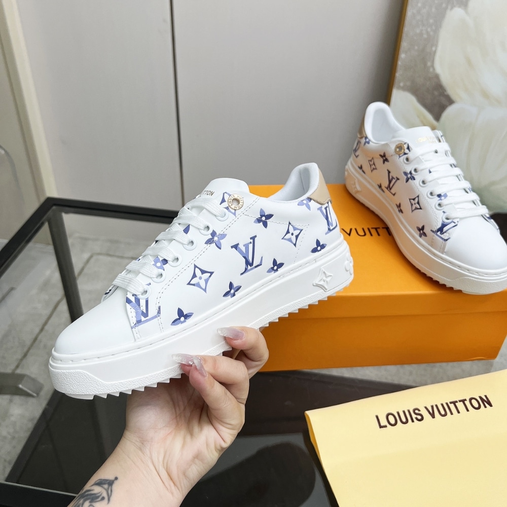 Louis Vuitton Time Out Sneaker Blue 1Ahoof