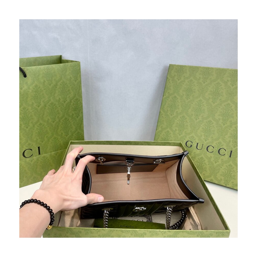 Gucci GG Marmont Small Tote Bag Black