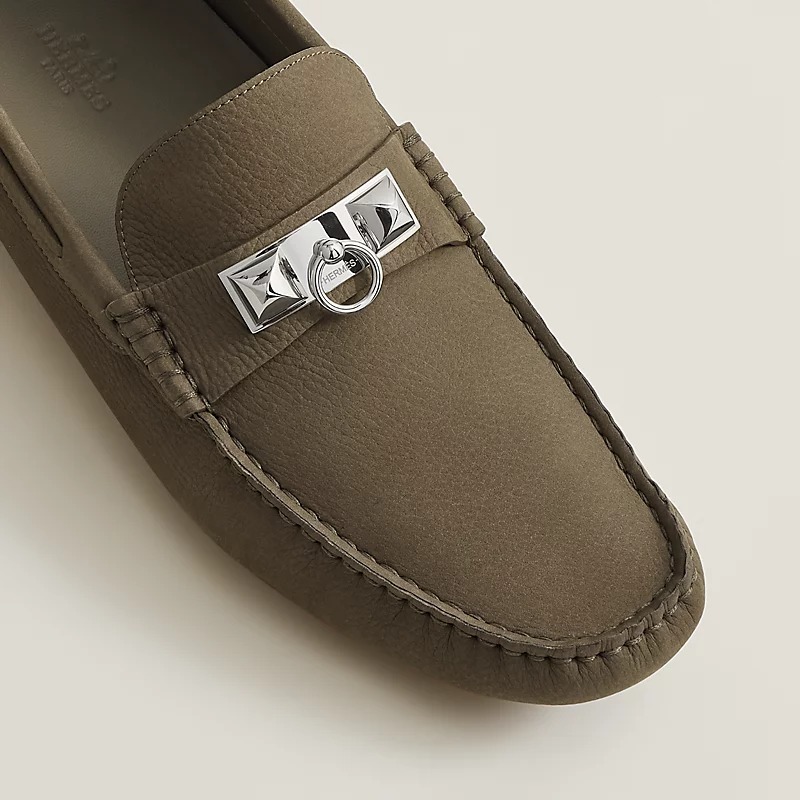 HERMES IRVING LOAFER VERT TOUNDRA