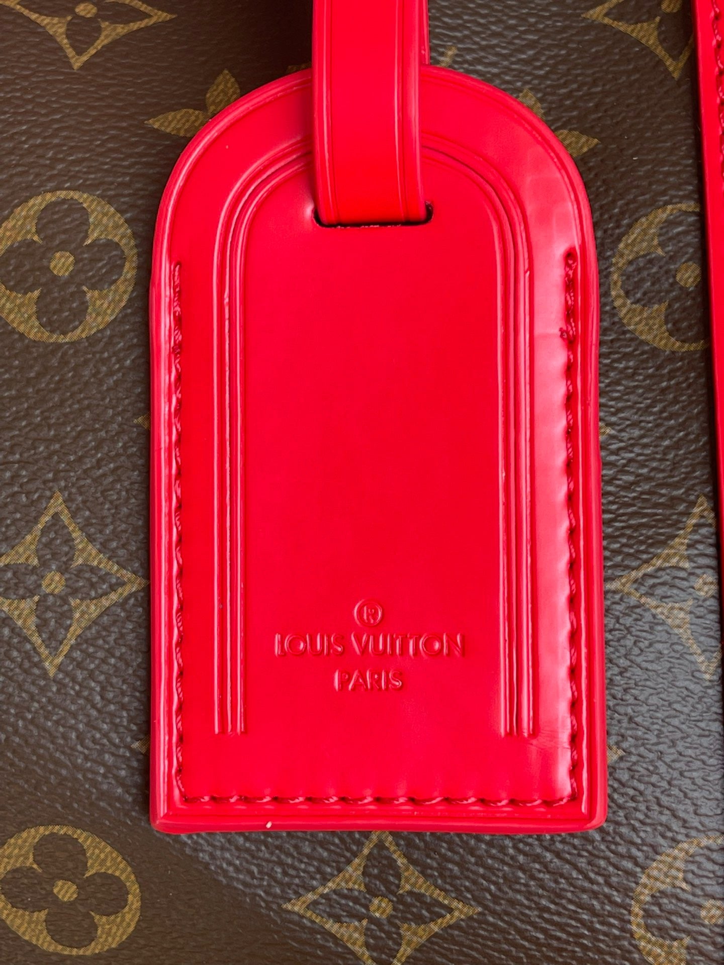 Louis Vuitton Keepall Bandouliere 50 Monogram Canvas Red 50cm LV M44740