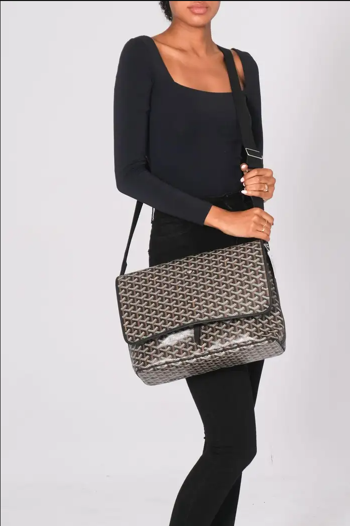 Goyard Capetien Bag Black 39cm/15.4in