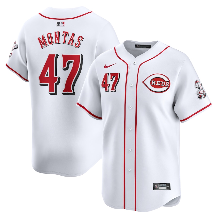 Frankie Montas Cincinnati Reds Home Limited Player Jersey White
