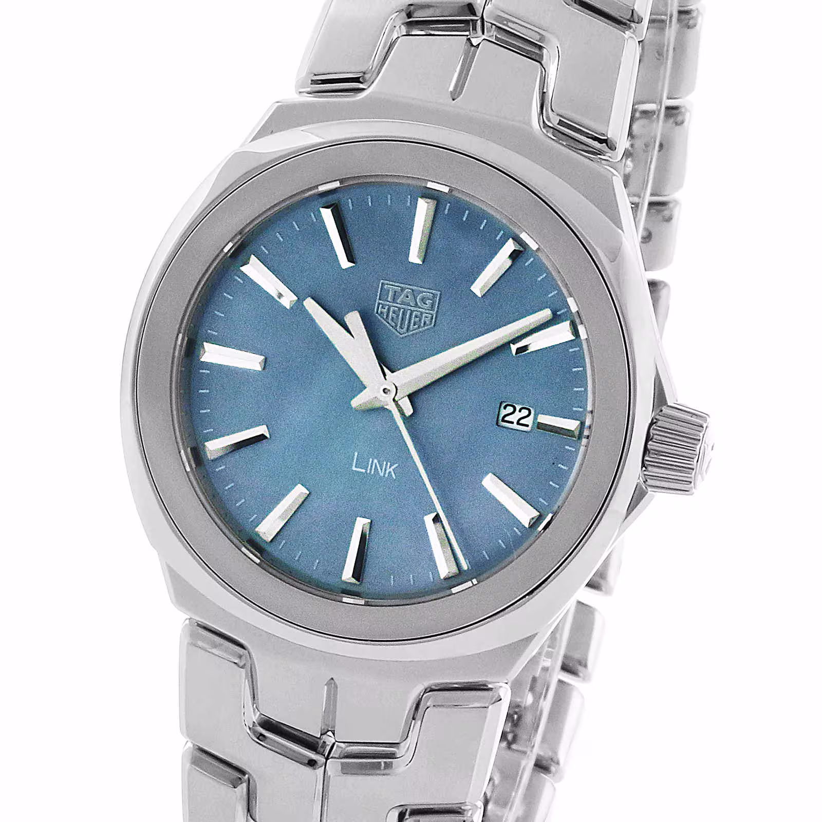 TAG Heuer Link Date Quartz Date Mother Of Pearl Ladies Watch WBC1311.BA0600