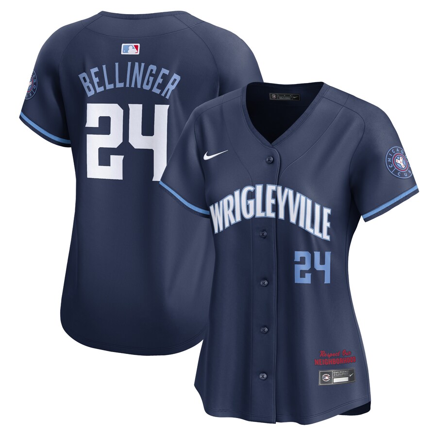 Cody Bellinger Chicago Cubs Women's City Connect Limited Player Jersey Navy