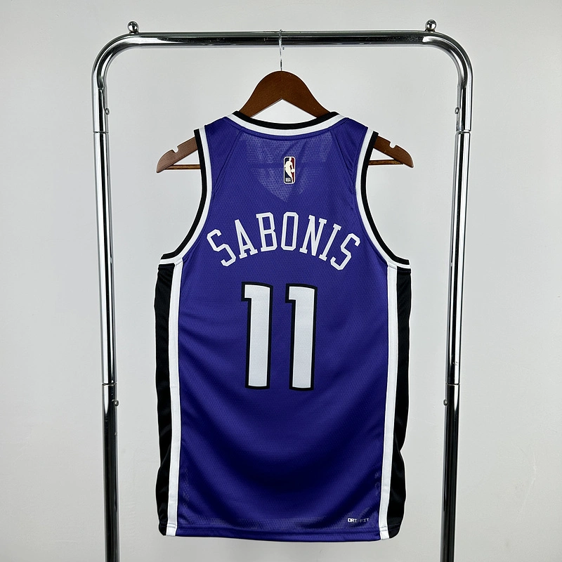 2025 NBA Sacramento Kings 11 SABONIS Basketball Jersey