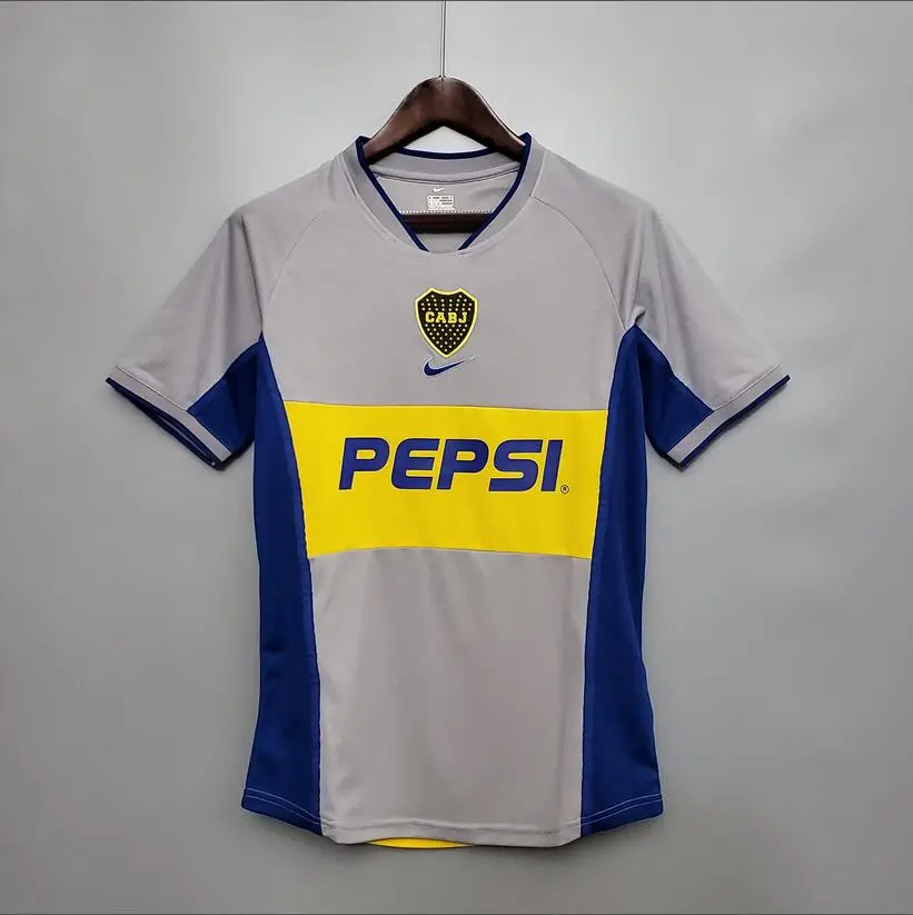 Retro 2002 Boca Juniors away Football jersey Retro