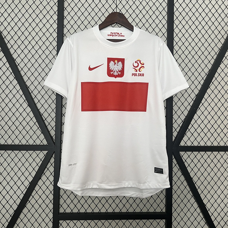 retro 2012 Poland home retro football jersey Fan version