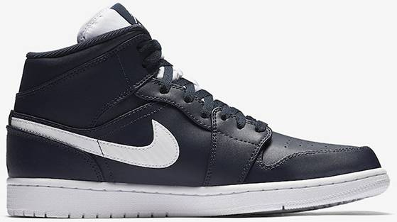 Air Jordan 1 Retro Mid Obsidian 554724-402