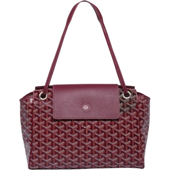 GOYARD ROUETTE SOUPLE BAG BURGUNDY 31CM