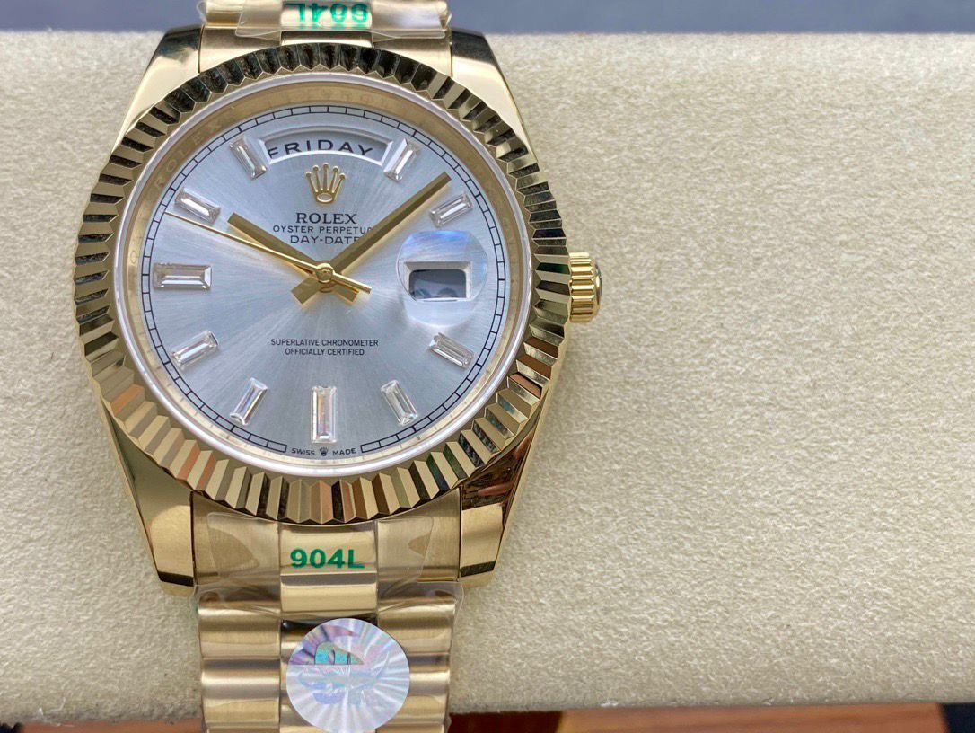 [SUPER CLONE] Rolex Day-Date 40mm Yellow Gold