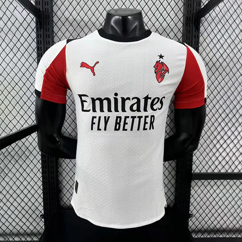 Player 2025-26 Ac Milan White Football jersey